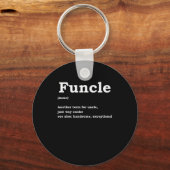 機能おもしろいおじさん家族メンバ最高のーおじさん キーホルダー (正面)