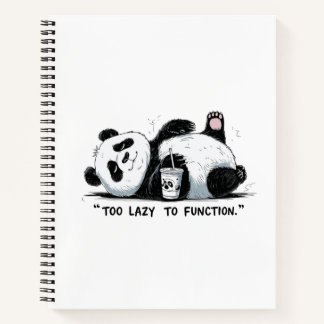 機能するには怠惰すぎる – Lazy Panda ノートブック