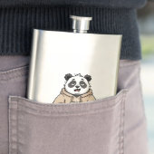 機能するのが疲れたパンダのコーヒー漫画 フラスク (インサイチュ)
