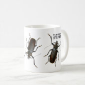 機能ではない、バグだ – Pun Beetleおもしろい コーヒーマグカップ (正面右)