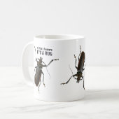 機能ではない、バグだ – Pun Beetleおもしろい コーヒーマグカップ (正面左)