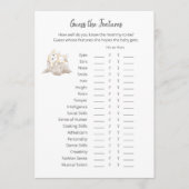 機能を推測ゲームベビーエレファントカード プログラム (正面)