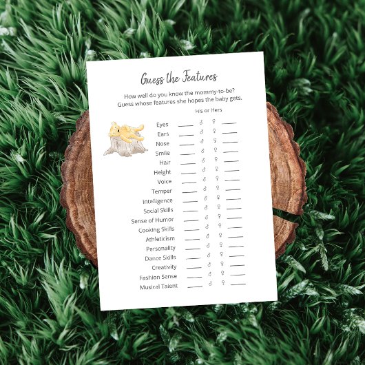 機能を推測ゲームTeddy Bearカード プログラム