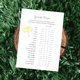 機能を推測ベビー散水ゲームカード