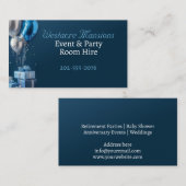 機能イベントパーティールームのレンタル 名刺 (正面/裏面)