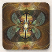 機能マトリックスのまわりに抽象芸術 コースター (正面)