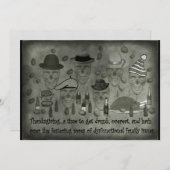 機能不全のファミリーダイナー 招待状 (正面/裏面)