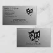 機能及び劇場の芸術の名刺 名刺 (正面/裏面)