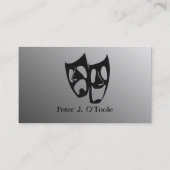 機能及び劇場の芸術の名刺 名刺 (裏面)