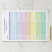 機能性パステルカラーファミリーウィークリープランナー ペーパーパッド (インサイチュ)