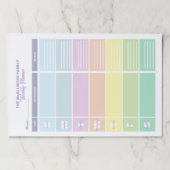 機能性パステルカラーファミリーウィークリープランナー ペーパーパッド (正面)