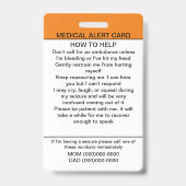 機能性神経障害 メディカルバッジ バッジ (裏面)