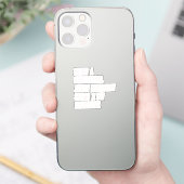 機能的で大人の毎日のおもしろい諺 シール (スマートフォン)