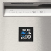 機能的なアルコール中毒者おもしろフレーズ "Unc"入り マグネット (インサイチュ (食洗機))