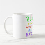 機能的な成人であること,皮肉おもしろい, コーヒーマグカップ (左)