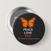 機能的神経障害認識度平和 缶バッジ (正面&裏面)