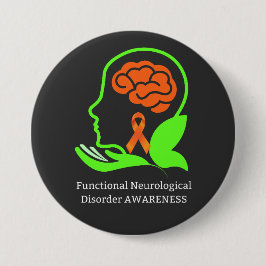 機能的神経障害認識度FND 缶バッジ