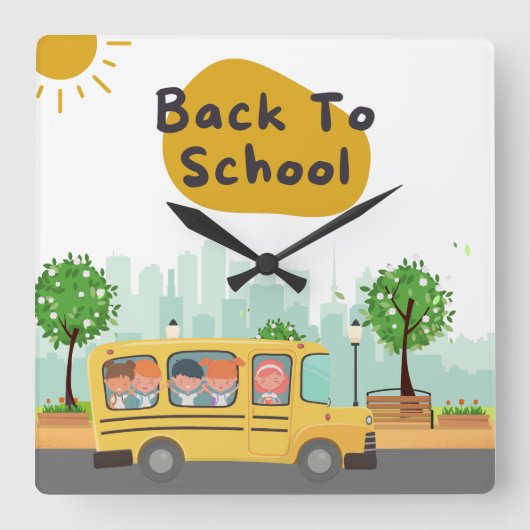 機能芸術作品：最高の壁時計 スクエア壁時計 (正面)