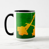 機誇りを持った関クレーンを運転する マグカップ (左)