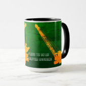 機誇りを持った関クレーンを運転する マグカップ (正面右)