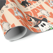 機転おもしろい | ハッピーハローウィン魔法&いたずら ラッピングペーパー (ロールコーナー)