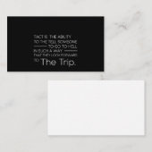 機転とは人に地獄に落ちるように言う能力である 名刺 (正面/裏面)