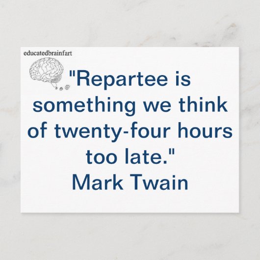 機転の利く ポストカード (正面)