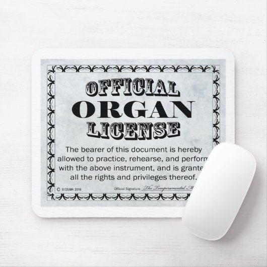 機関免許 マウスパッド (マウス)