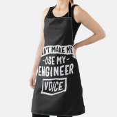 機関士の声を使わせない エプロン (インサイチュ)