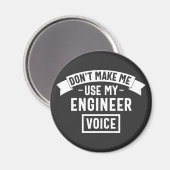 機関士の声を使わせない マグネット (正面/裏面)