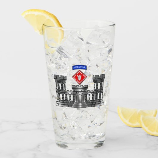 機関士団第20旅団-空挺クロム城 タンブラーグラス (アイス正面)