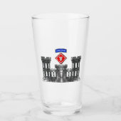 機関士団第20旅団-空挺クロム城 タンブラーグラス (正面)