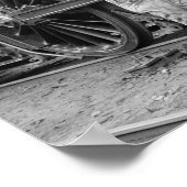 機関士油機関車、1904年。ヴィンテージ写真 ポスター (角)