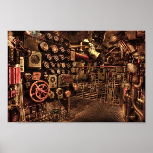 機関室ポスター ポスター (正面)