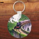 機関車がオンブリッジする キーホルダー (正面)
