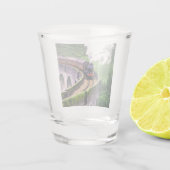 機関車がオンブリッジする ショットグラス (裏面)