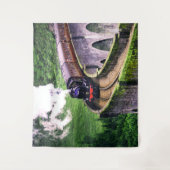 機関車がオンブリッジする タペストリー (正面)