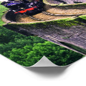 機関車がオンブリッジする ポスター (角)