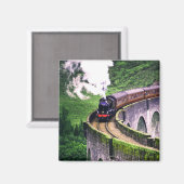 機関車がオンブリッジする マグネット (正面/裏面)