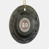 機関車が鉄道を運転する セラミックオーナメント (右)