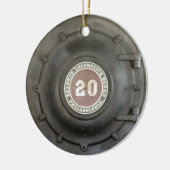 機関車が鉄道を運転する セラミックオーナメント (左)