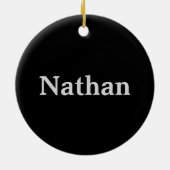 機関車が鉄道を運転する セラミックオーナメント (裏面)