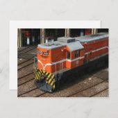 機関車で台湾の彰化ラウンドハウス ポストカード (正面/裏面)