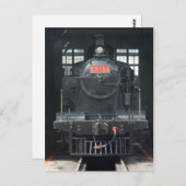 機関車で台湾の彰化ラウンドハウス ポストカード (正面/裏面)