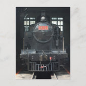 機関車で台湾の彰化ラウンドハウス ポストカード (正面)