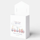 機関車の友達と動物園の動物たちを招待する誕生日パーティーのお知らせ フェイバーボックス (オープン)