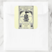 機関車の消防団及びエンジンの同胞団 スクエアシール (バッグ)