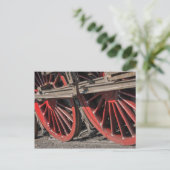 機関車の車輪 ポストカード (スタンド正面)