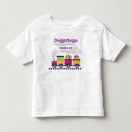 機関車チャッガチャッガ カートゥーン 2歳の誕生日 トドラーTシャツ