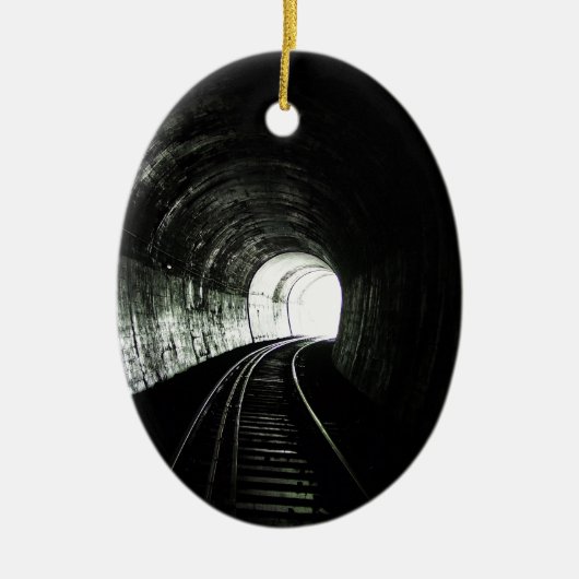 機関車トンネル セラミックオーナメント (正面)